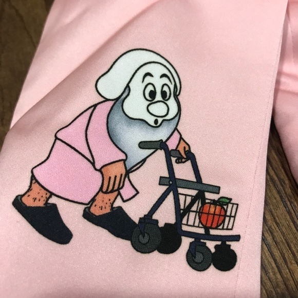 Caroline Bosman's Grumpy Dwarf Pink Button Blazer Size 4 - Picture 2 of 9